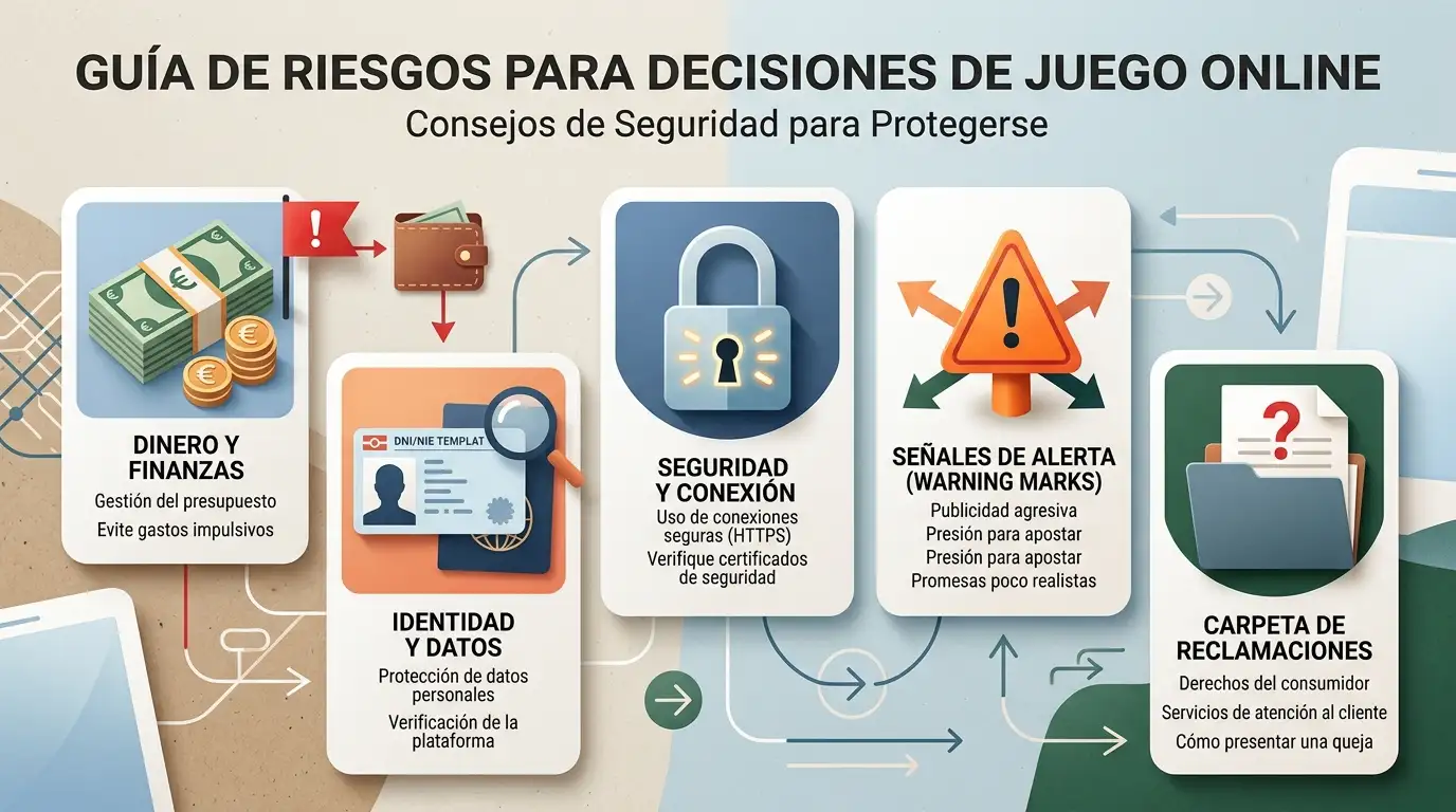 Mapa visual de riesgos para fondos, documentos personales y comunicaciones online